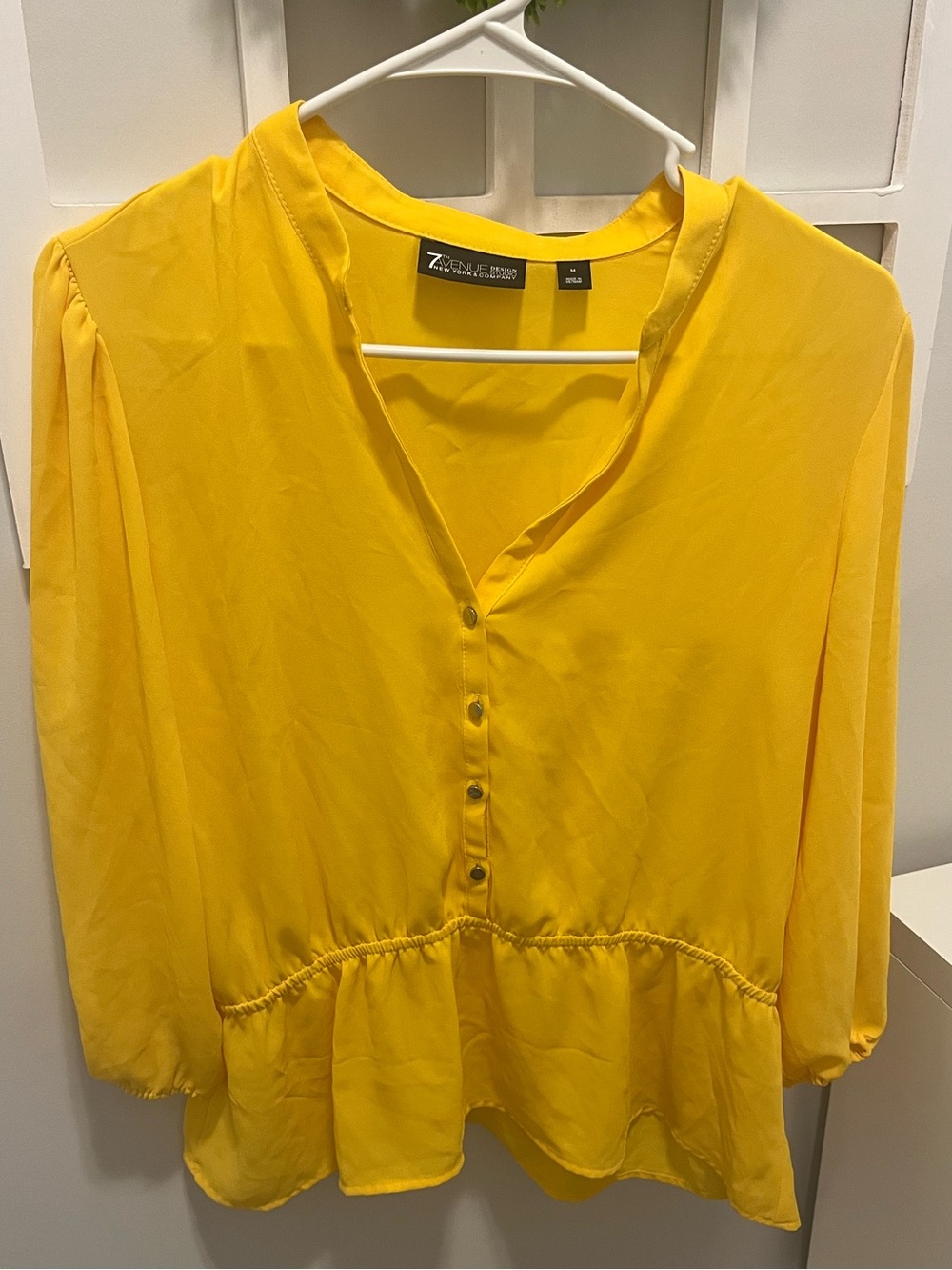 NY & Co Yellow Blouse